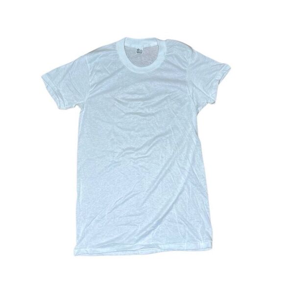 American Vintage Deadstock New 70s Kmart Blank White Tee XL - Picture 1 of 5
